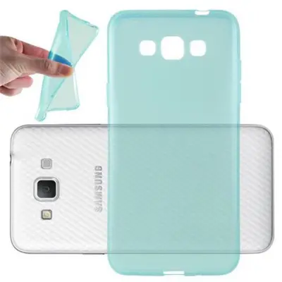 Cadorabo Case, združljiv s Samsungom v prozornem modrem - zaščitnem pokrovu, narejen iz fleksibilnega silikona TPU