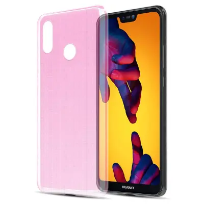 Cadorabo Case, združljiv s Huawei v prozorno roza barvi - zaščitni pokrov iz fleksibilnega silikona TPU