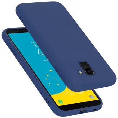 Cadorabo Case, združljiv s Samsungom v tekoči modro - zaščitni pokrov, narejen iz fleksibilnega silikona TPU