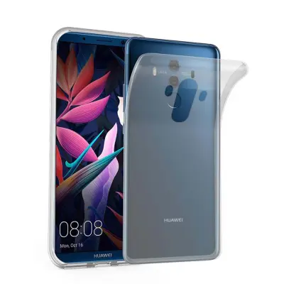 Cadorabo Case, združljiv s Huawei v popolnoma prozorni - zaščitni pokrov, narejen iz fleksibilnega silikona TPU