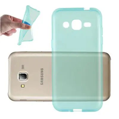 Cadorabo Case, združljiv s Samsungom v prozornem modrem - zaščitnem pokrovu, narejen iz fleksibilnega silikona TPU