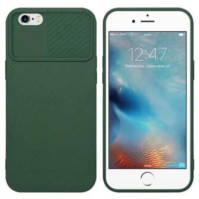 CADORABO Ohišje, združljiv z Apple v Bonbon Green - Zaščitni pokrov iz fleksibilnega silikona TPU in z zaščito pred kamero
