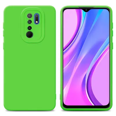 Cadorabo Case, združljiv s Xiaomi v tekočini zeleni barvi - zaščitni pokrov iz fleksibilnega silikona TPU