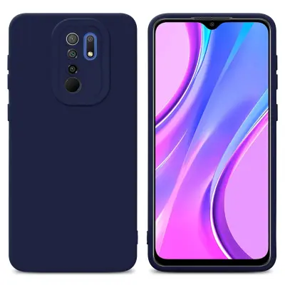 Cadorabo Case, združljiv s Xiaomi v tekoči temno modri barvi - zaščitni pokrov iz fleksibilnega silikona TPU