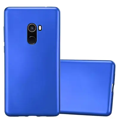 Cadorabo Case, združljiv s Xiaomi v kovinsko modri - zaščitni pokrov, narejen iz fleksibilnega silikona TPU