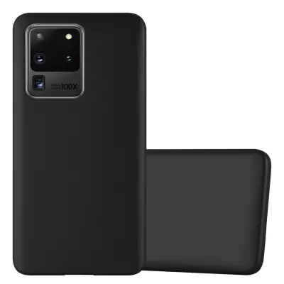 Cadorabo Case, združljiv s Samsungom v kovinski črni barvi - zaščitni pokrov iz fleksibilnega silikona TPU
