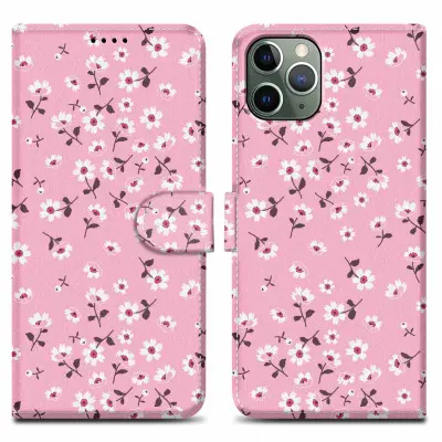 CADORABO Ohišje, združljiv z Apple - Design Flower Rain št. 6 - Zaščitni pokrov z magnetnim zapiranjem, funkcijo stojala in režo za kartico