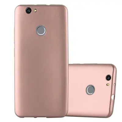 CADORABO primera, združljiv s Huawei v kovinski rosă ‰ Gold - zaščitni pokrov, narejen iz fleksibilnega silikona TPU
