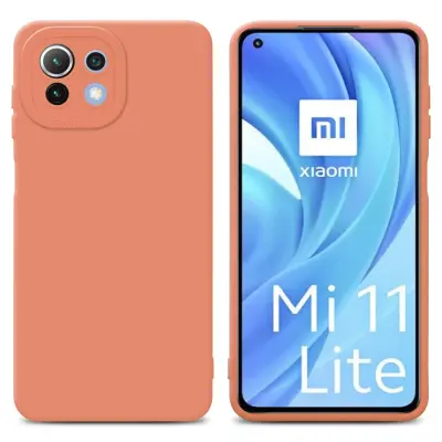 CADORABO Ohišje, združljiv s Xiaomi v tekoči svetlobo Orange - Zaščitni pokrov iz fleksibilnega silikona TPU