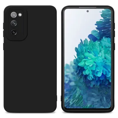 CADORABO Ohišje, združljiv s Samsungom v Fluid Black - Zaščitni pokrov, narejen iz fleksibilnega silikona TPU