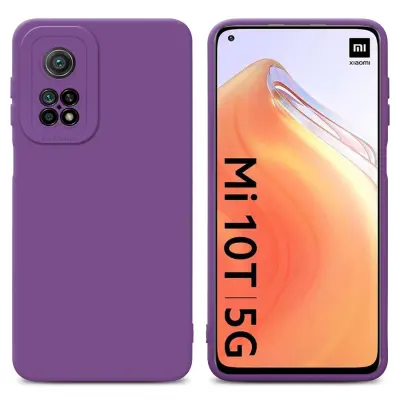 Cadorabo Case, združljiv s Xiaomi v tekočini mat vijolično - zaščitni pokrov iz fleksibilnega silikona TPU