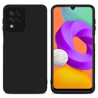 CADORABO Ohišje, združljiv s Samsungom v Fluid Black - Zaščitni pokrov, narejen iz fleksibilnega silikona TPU