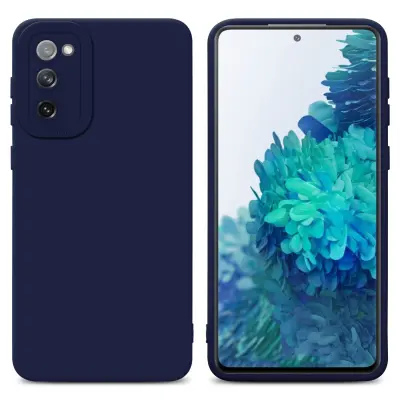 Cadorabo Case, združljiv s Samsungom v tekoči temno modri barvi - zaščitni pokrov iz fleksibilnega silikona TPU