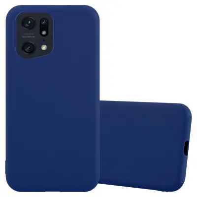 Cadorabo Case, združljiv z OPPO v Candy Tarmno Blue - Zaščitni pokrov iz fleksibilnega silikona TPU