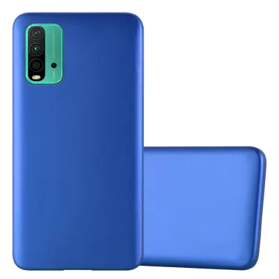 Cadorabo Case, združljiv s Xiaomi v kovinsko modri - zaščitni pokrov, narejen iz fleksibilnega silikona TPU
