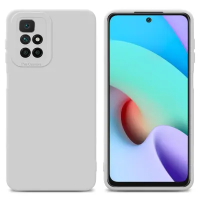 Cadorabo Case, združljiv s Xiaomi v tekoči beli barvi - zaščitni pokrov iz fleksibilnega silikona TPU