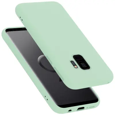 CADORABO Ohišje, združljiv s Samsungom v tekoči svetlo zeleni barvi - zaščitni pokrov iz fleksibilnega silikona TPU
