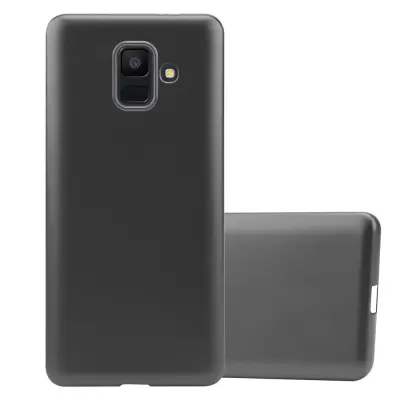 Cadorabo Case, združljiv s Samsungom v kovinsko sivi - zaščitni pokrov iz fleksibilnega silikona TPU