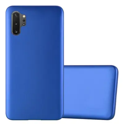 Cadorabo Case, združljiv s Samsungom v kovinsko modri - zaščitni pokrov, narejen iz fleksibilnega silikona TPU