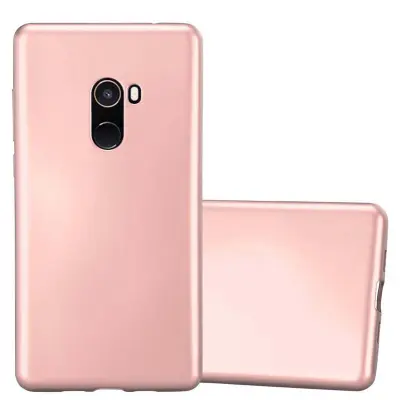 Cadorabo Case, združljiv s Xiaomi v kovinskem rosă ‰ Gold - zaščitni pokrov iz fleksibilnega silikona TPU