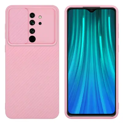 CADORABO Ohišje, združljiv z Xiaomi v Bonbon Pink - Zaščitni pokrov, narejen iz fleksibilnega silikona TPU in z zaščito pred kamero