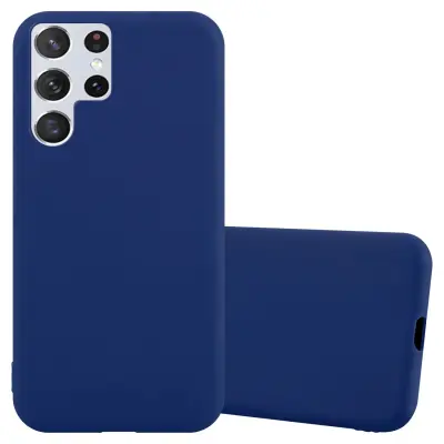 Cadorabo Case, združljiv s Samsungom v Candy Tarmno Blue - zaščitna prevleka iz fleksibilnega silikona TPU