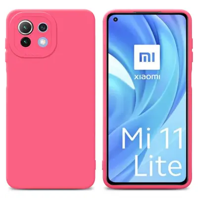 Cadorabo Case, združljiv z Xiaomi v tekočini rdeči barvi, zaščiten iz fleksibilnega silikona TPU
