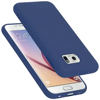 Cadorabo Case, združljiv s Samsungom v tekoči modro - zaščitni pokrov, narejen iz fleksibilnega silikona TPU