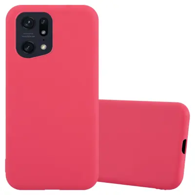 Cadorabo Case, združljiv z OPPO v Candy Red - Zaščitni pokrov iz fleksibilnega silikona TPU
