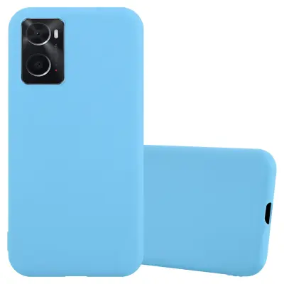 Cadorabo Case, združljiv z OPPO v Candy Blue - zaščitni pokrov iz fleksibilnega silikona TPU