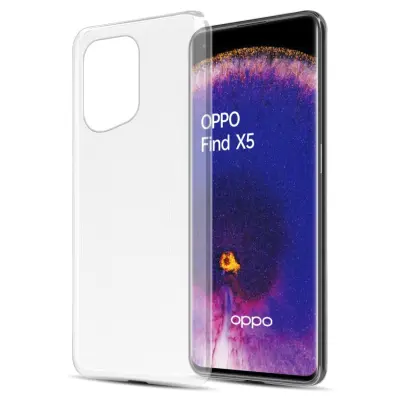 Primer Cadorabo, združljiv z OPPO v popolnoma prozornem - zaščitnem pokrovu, narejen iz fleksibilnega silikona TPU