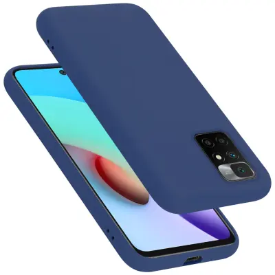 CADORABO Ohišje, združljiv s Xiaomi v tekoči modri barvi - zaščitni pokrov iz fleksibilnega silikona TPU