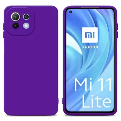 Cadorabo Case, združljiv s Xiaomi v tekoči temno vijolični barvi - zaščitni pokrov iz fleksibilnega silikona TPU