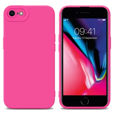 CADORABO Ohišje, združljiv z Apple v Fluid Hotpink - zaščitni pokrov iz fleksibilnega silikona TPU