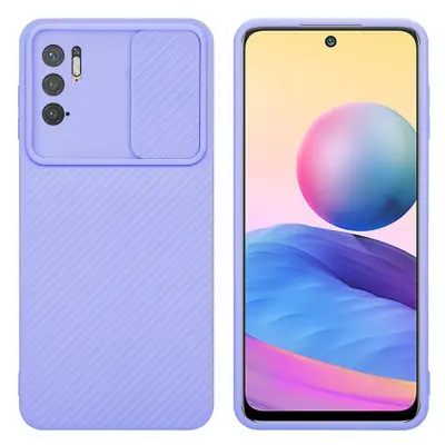 CADORABO Ohišje, združljiv z Xiaomi v Bonbon Purple - zaščitni pokrov, narejen iz fleksibilnega silikona TPU in z zaščito pred kamero
