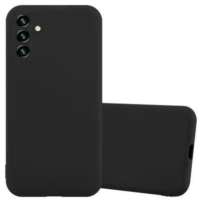 CADORABO Ohišje, združljiv s Samsungom v Candy Black - Zaščitni pokrov, narejen iz fleksibilnega silikona TPU