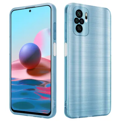 CADORABO Ohišje, združljiv z Xiaomi v brušeni turkiznici - zaščitni pokrov iz fleksibilnega silikona TPU v brušenem dizajnu