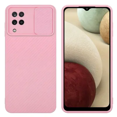 CADORABO Ohišje, združljiv s Samsungom v Bonbon Pink - Zaščitni pokrov, narejen iz fleksibilnega silikona TPU in z zaščito pred kamero