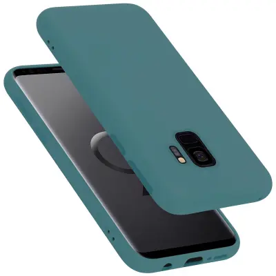 CADORABO Ohišje, združljiv s Samsungom v tekoči zeleni barvi - zaščitni pokrov iz fleksibilnega silikona TPU