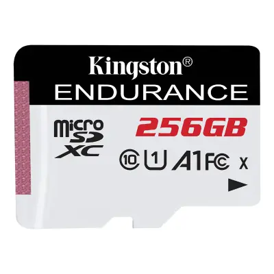SDXC KINGSTON MICRO 256GB Endurance video snemanje, 95/45MB/s, UHS-I, U1, A1 spominska kartica