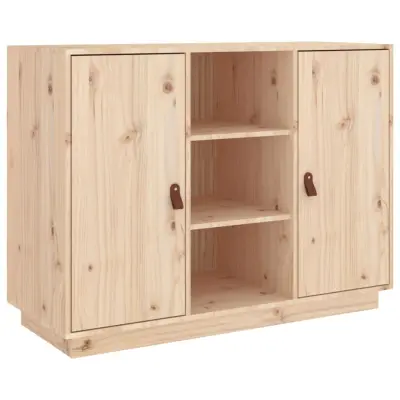 vidaXL Komoda 100x40x75 cm trdna borovina