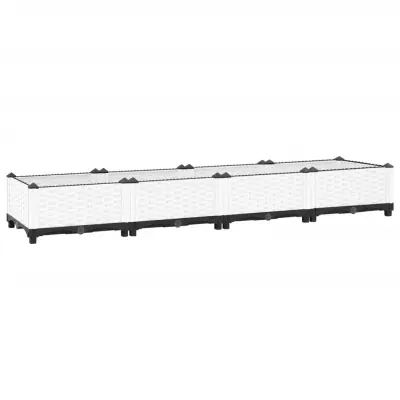 vidaXL Visoka greda 160x40x23 cm polipropilen