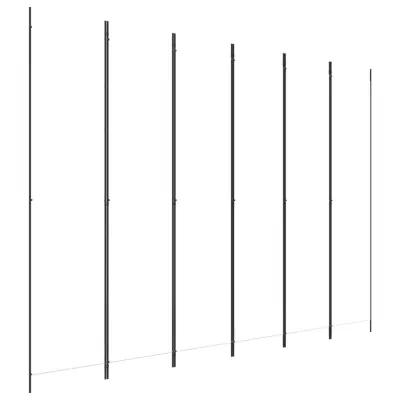 vidaXL Paravan 6-delni bel 300x220 cm blago
