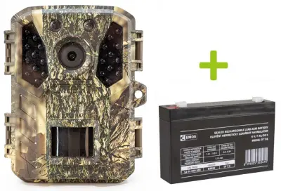 Oxe Gepard II Lovska kamera, zunanja baterija in napajalni kabel + 32GB kartica SD in 4 baterije BREZPLAČNO!