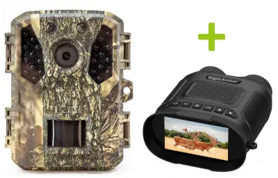 Oxe Gepard II Lovska kamera in binokularni nočni vid OXE DV29 + 32GB SD kartica in 4 baterije!
