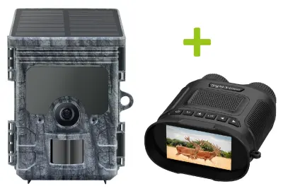 Oxe Viper Lovska kamera in binokularni nočni vid OXE DV29 + 32GB SD kartica, 4 baterije in stojalo BREZPLAČNO!