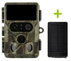 Oxe Tarantula WiFi 4K Lovska kamera in sončna plošča + 32GB SD kartica, 8 baterij in stativ!