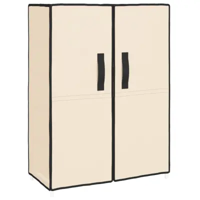 vidaXL Omarica za čevlje krem 60x28x90 cm iz blaga