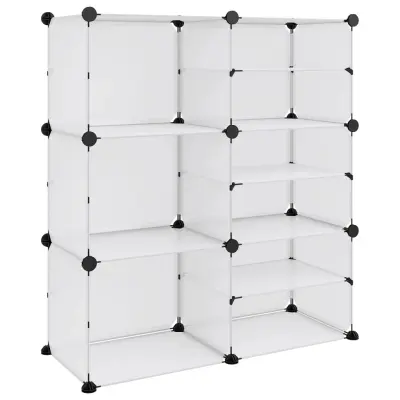 vidaXL Stojalo za čevlje prozorno 84x31,5x93 cm PP
