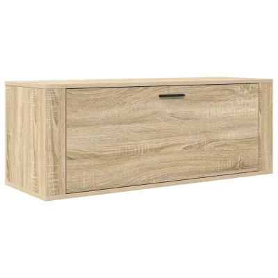 vidaXL Omarica za čevlje sonoma hrast 100x35x38 cm inženirski les